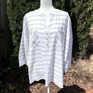 LOFT OUTLET LOUNGE 3/4 Sleeve Blouse